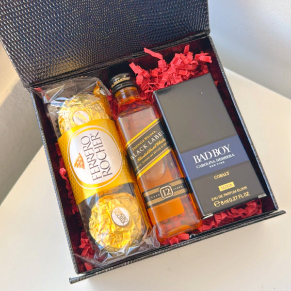 KoketBox Clásica 006-01- Bad Boy Cobalt 8ML 0.23 FL OZ, Shot de Black Label y Ferrero Rocher (Copy)