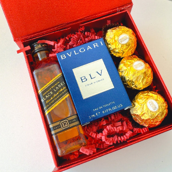 KoketBox 006-01 BLV By Bvlgari, Black Label 12 Años y Ferrero Rocher