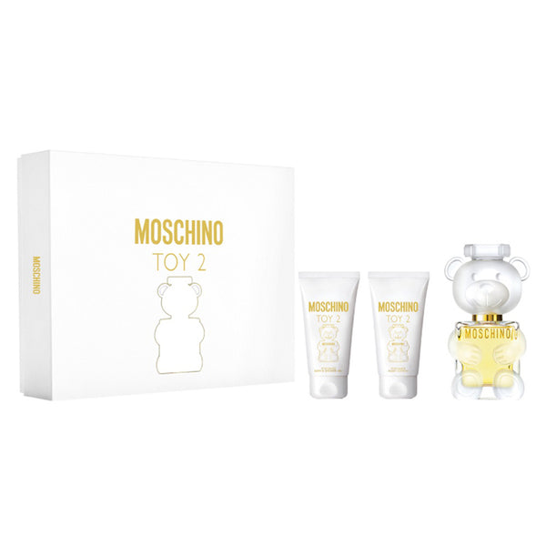 Toy 2 By Moschino Set de Mujer Perfume 50ml 1.7Oz, Gel de Baño 50ml 1.7 Oz Crema Perfumada 50ml 1.7 Oz