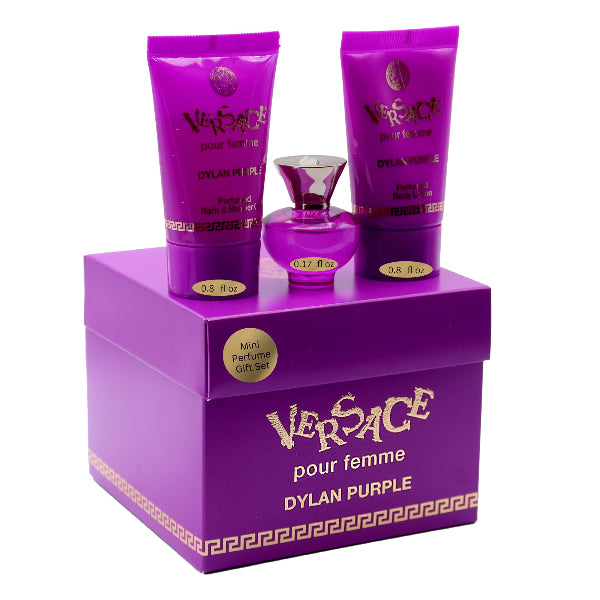 Dylan Purple By Versace Set de Miniaturas de Mujer Eau De Parfum