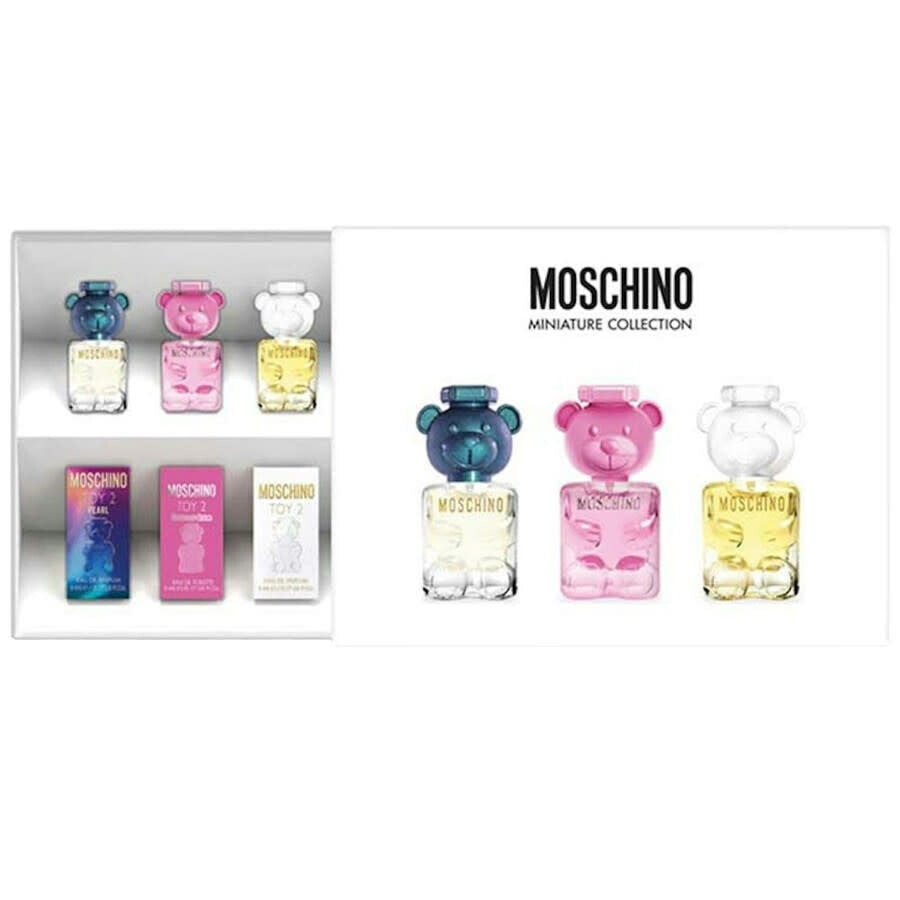 Moschino Set Miniature Collection Toy 2, To2 Bubble Gum, Toy 2 Pearl