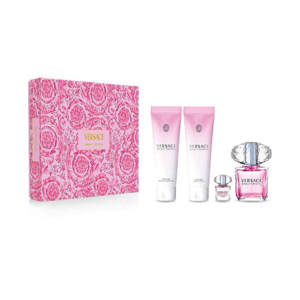 Bright crystal By Versace Eau de Toilette Set -Mujer