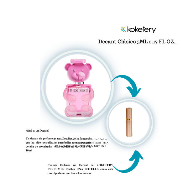 Toy 2 Bubble Gum By Moschino Eau de Toilette- Mujer- DECANT CLÁSICO