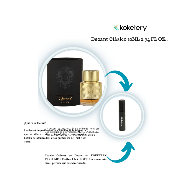 Qaa'ed By Lattafa Eau de Parfum -DECANT CLÁSICO