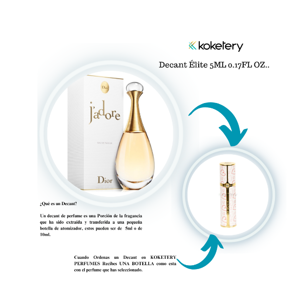 J'Adore By Christian Dior Eau de Parfum  Mujer-DECANT ÉLITE