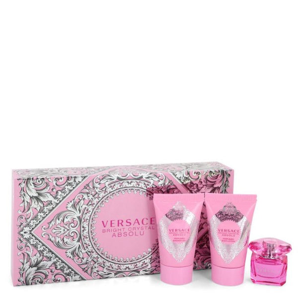 Bright Crystal Absolu Set de Mujer  Perfume 5ml 0.17Oz, Gel de Baño 25ml 0.80 Oz Crema Perfumada 25ml 0.80 Oz
