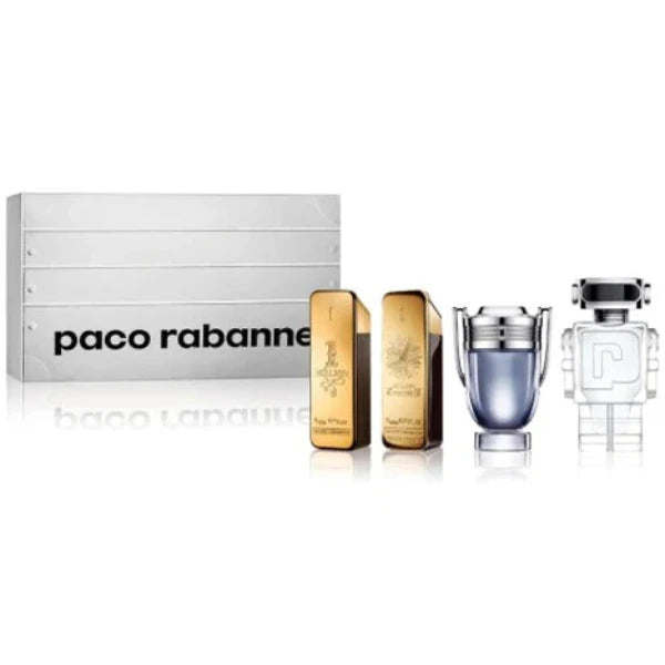 Paco Rabanne Set de 4  Miniaturas  de Hombre 5ml 0.17 Oz
