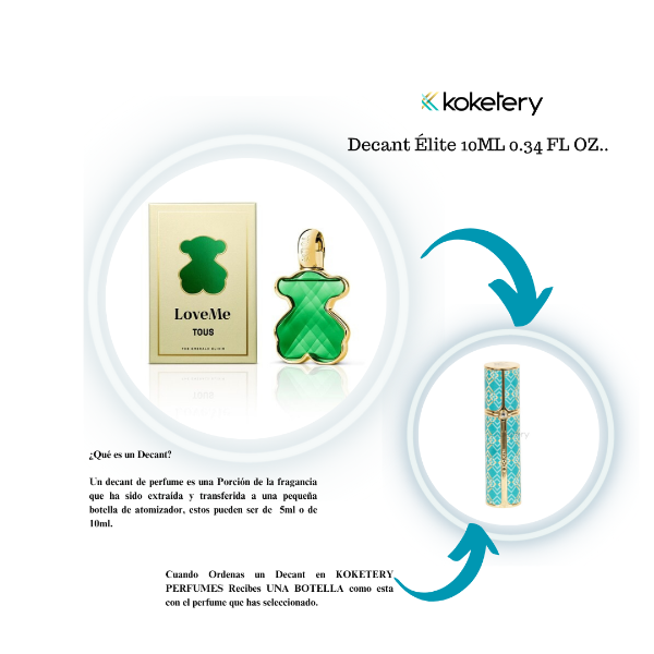 LoveMe The Emerald Elixir Tous By Tous -Mujer DECANT ÉLITE