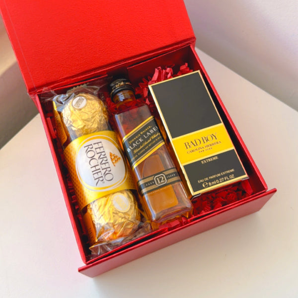 KoketBox Clásica 006-01- Bad Boy Extreme 8ML 0.23 FL OZ, Shot de Black Label y Ferrero Rocher