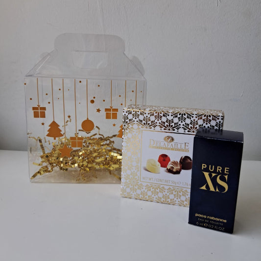 KoketBox 026  Pure XS 5ML + chocolates Delafaille 50 Gramos -