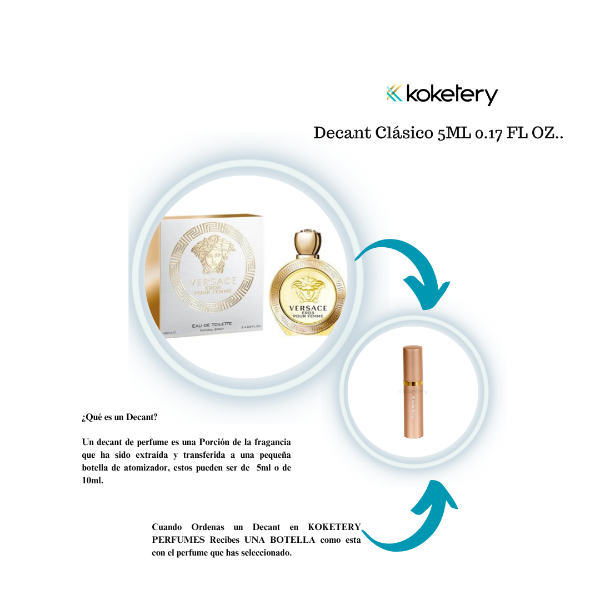 Eros By Versace Eau de Toilette -Mujer- DECANT CLÁSICO
