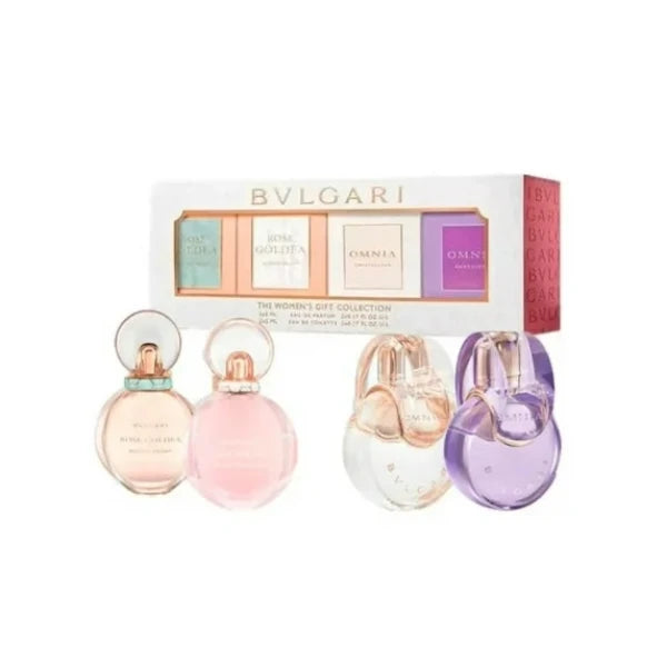 BVLGARI Set de 4  Miniaturas de Mujer de 5ml 0.17 Oz