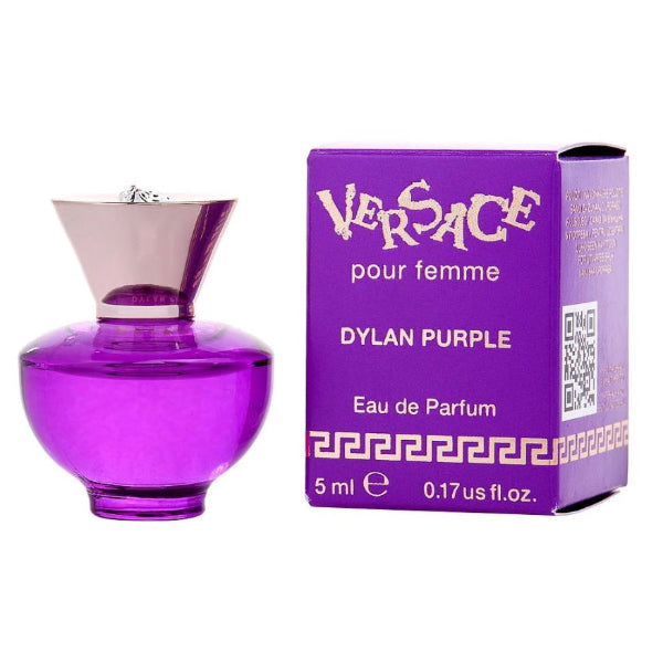 KoketBox - Una miniatura de Dylan Purple By Versace + Crema Perfumada+ Mini Box Hershey's Kisses  y Chocolates