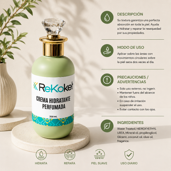 Rekoket Crema Perfumada- Mujer