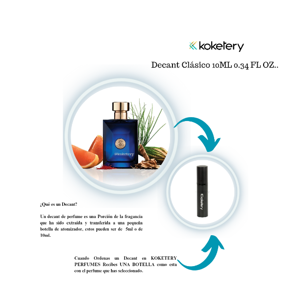 Dylan Blue By Versace Eau de Toilette -Hombre DECANT CLÁSICO