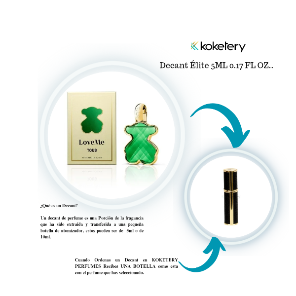 LoveMe The Emerald Elixir Tous By Tous -Mujer DECANT ÉLITE