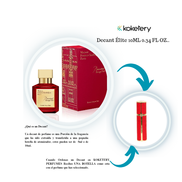 Baccarat Rouge 540 By Maison Francis Kurkdjian Extrait de Parfum- Mujer/ Hombre DECANT ÉLITE