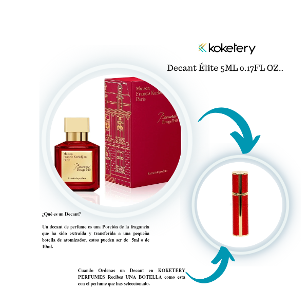 Baccarat Rouge 540 By Maison Francis Kurkdjian Extrait de Parfum- Mujer/ Hombre DECANT ÉLITE