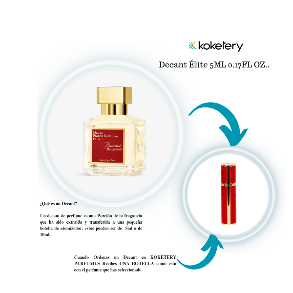 Baccarat Rouge 540 Eau de Parfum By Maison Francis Kurkdjian - Mujer/Hombre-DECANT ÉLITE