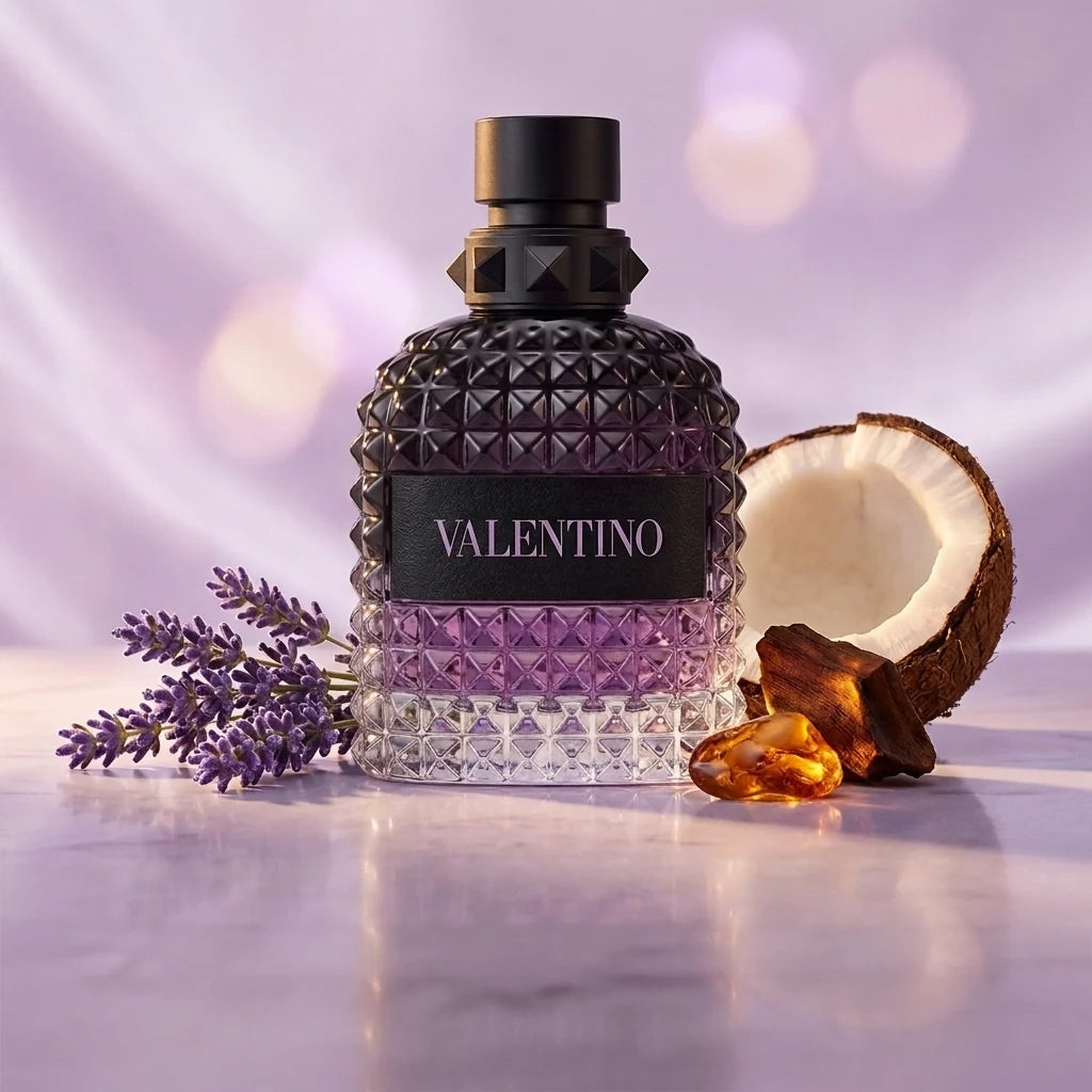 Valentino Born in Roma Purple Melancholia EDT -Hombre DECANT ÉLITE