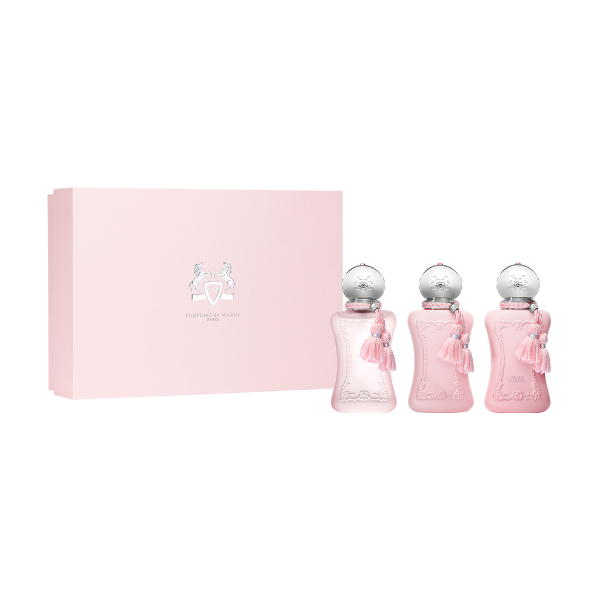 Set de Delina Eau de Parfum, Delina Exclusif y Delina Rosee  By Parfum de Marly -Mujer
