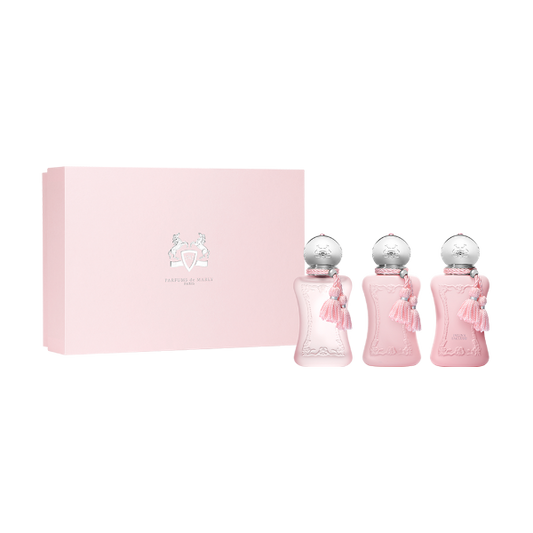 Set de Delina Eau de Parfum, Delina Exclusif y Delina Rosee  By Parfum de Marly -Mujer