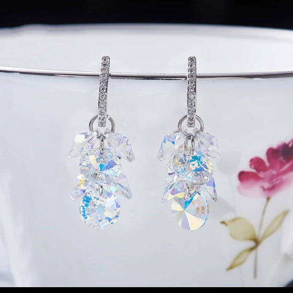 Pendientes de Corazón con Piedras de Zirconia