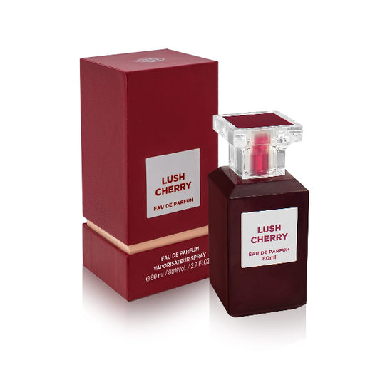 LUSH CHERRY By Fragrance World Eau de Parfum- Mujer/ Hombre