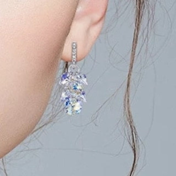 Pendientes de Corazón con Piedras de Zirconia