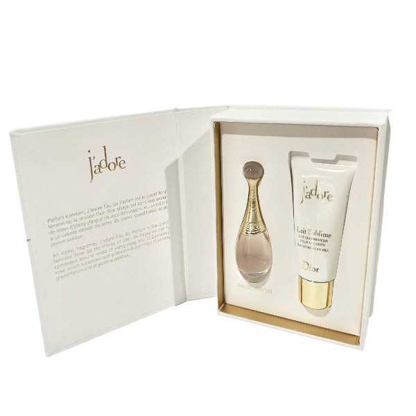 J´adore Eau de Perfum Set de Miniatura Perfumę de 5ML 0.17FL OZ y Body Milk 20ML 0.67FL OZ