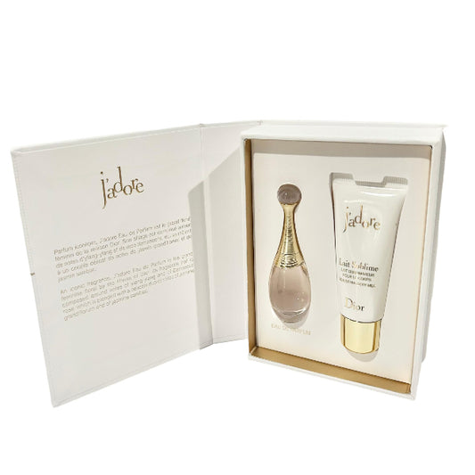 J´adore Eau de Perfum Set de Miniatura Perfumę de 5ML 0.17FL OZ y Body Milk 20ML 0.67FL OZ