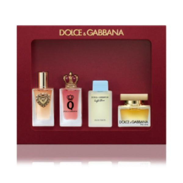 Dolce & Gabbana Set de 4 Miniaturas de Mujer