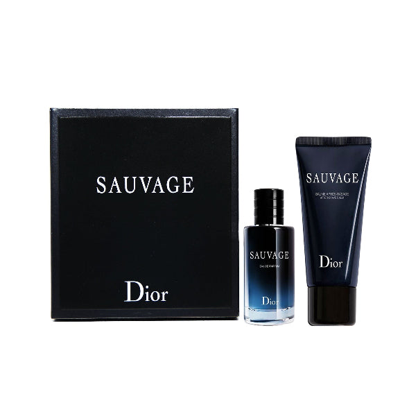 Sauvage Eau de Parfum Set de Miniaturas Perfume 10ML 0.34 FL OZ y Gel de Ducha 20ML 0.67 FL OZ-Hombre