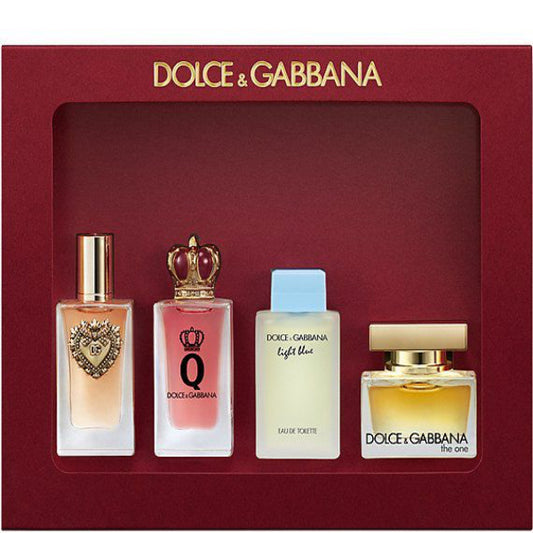 Dolce & Gabbana Set de 4 Miniaturas de Mujer