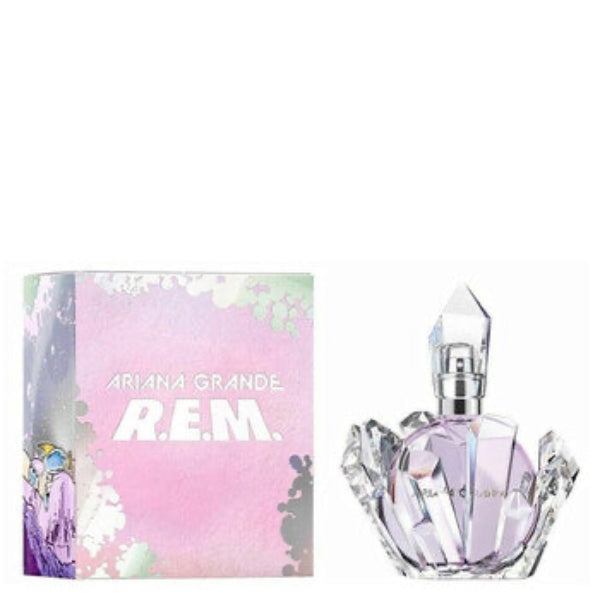 KoketBox- Una miniatura R.E.M.By Ariana Grande+ Crema Perfumada+ Mini Box Hershey's Kisses  y Chocolates
