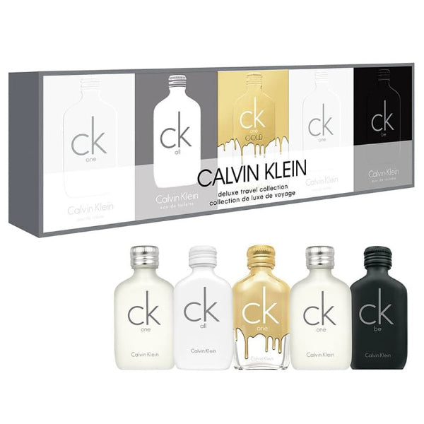 Calvin Klein Set de 5  Miniaturas de 10ml 0.33oz- Mujer/Hombre