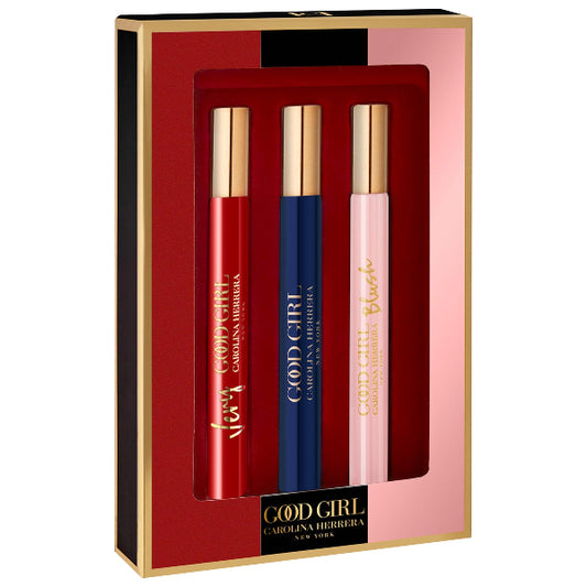 Set de 3 Roll-OnCarolina Herrera Good Girl, Very Good Girl y Good Girl Bush Eau de Parfum 10ml 0.34 OZ